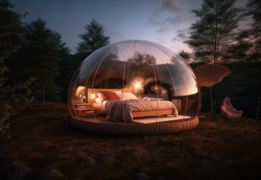 the bubble tent