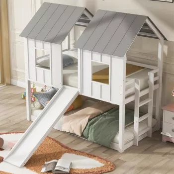 Twin Over Twin Slide Bunk Bed: Fit, Safety & Setup