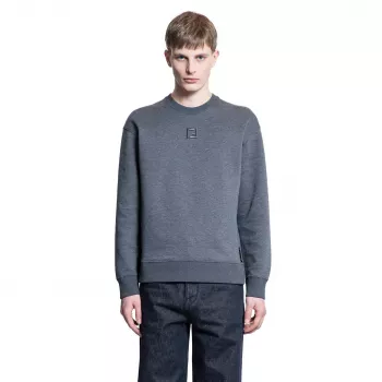 Fendi Tonal FF Cotton Sweatshirt: Sleek Everyday Layer