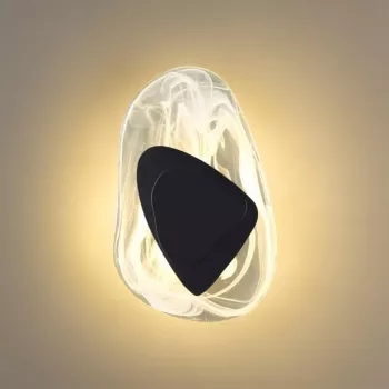 Modern Art Deco Glass Wall Sconce for Home & Hospitality