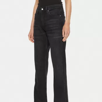 Calvin Klein Black High-Rise Stretch Jeans: Fit & Care